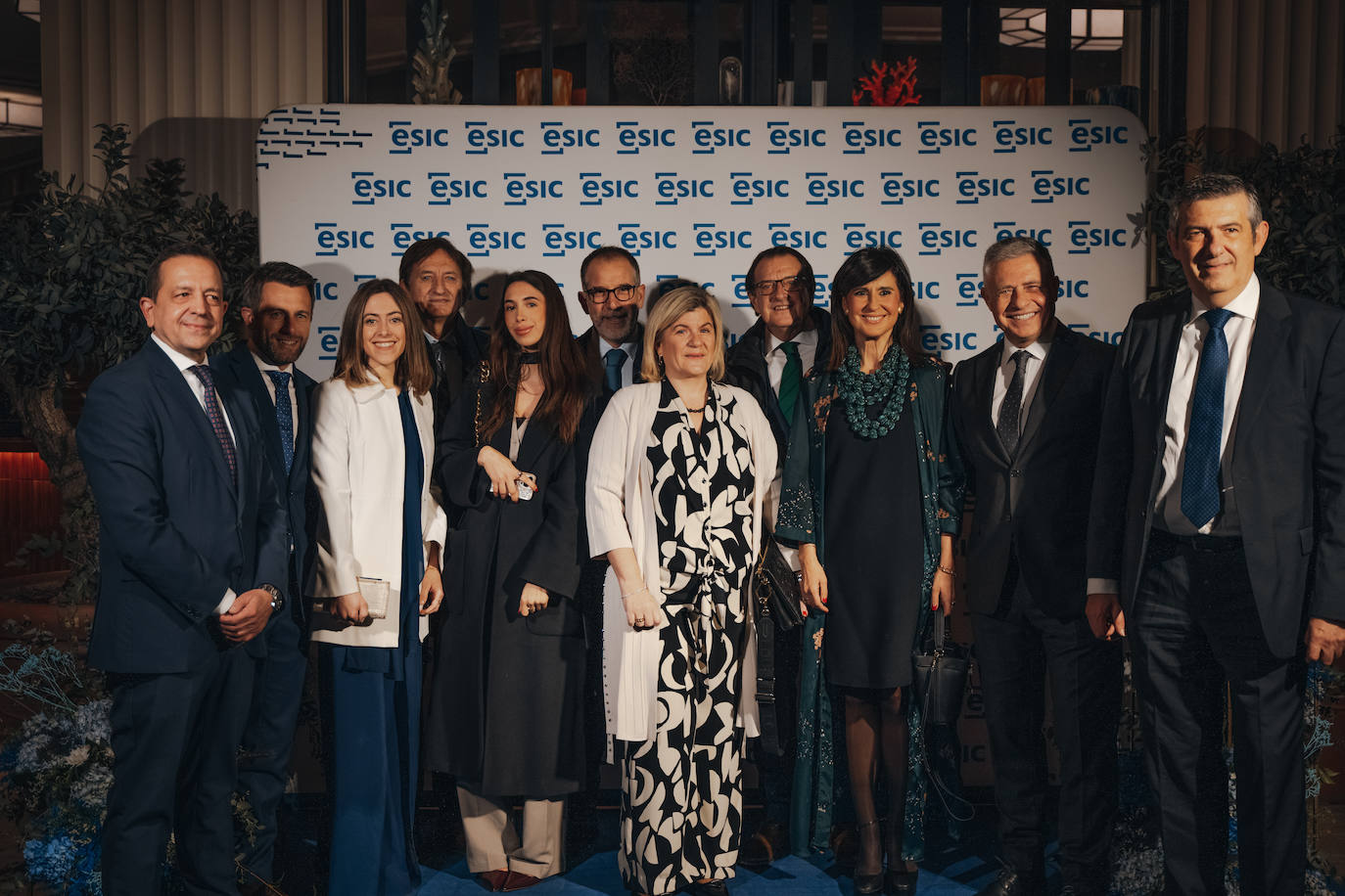 Felipe Llano, de ESIC; Quico Sempere, Beatriz Doménech y León Grau, de AITEX; María Grau; Consuelo Vaquer, de Nirvel Cosmetics; Vicente Blanes, de AITEX; Maite Gomis, de Nirvel Cosmetics; y José María García y Agustín Carrilero, de ESIC.