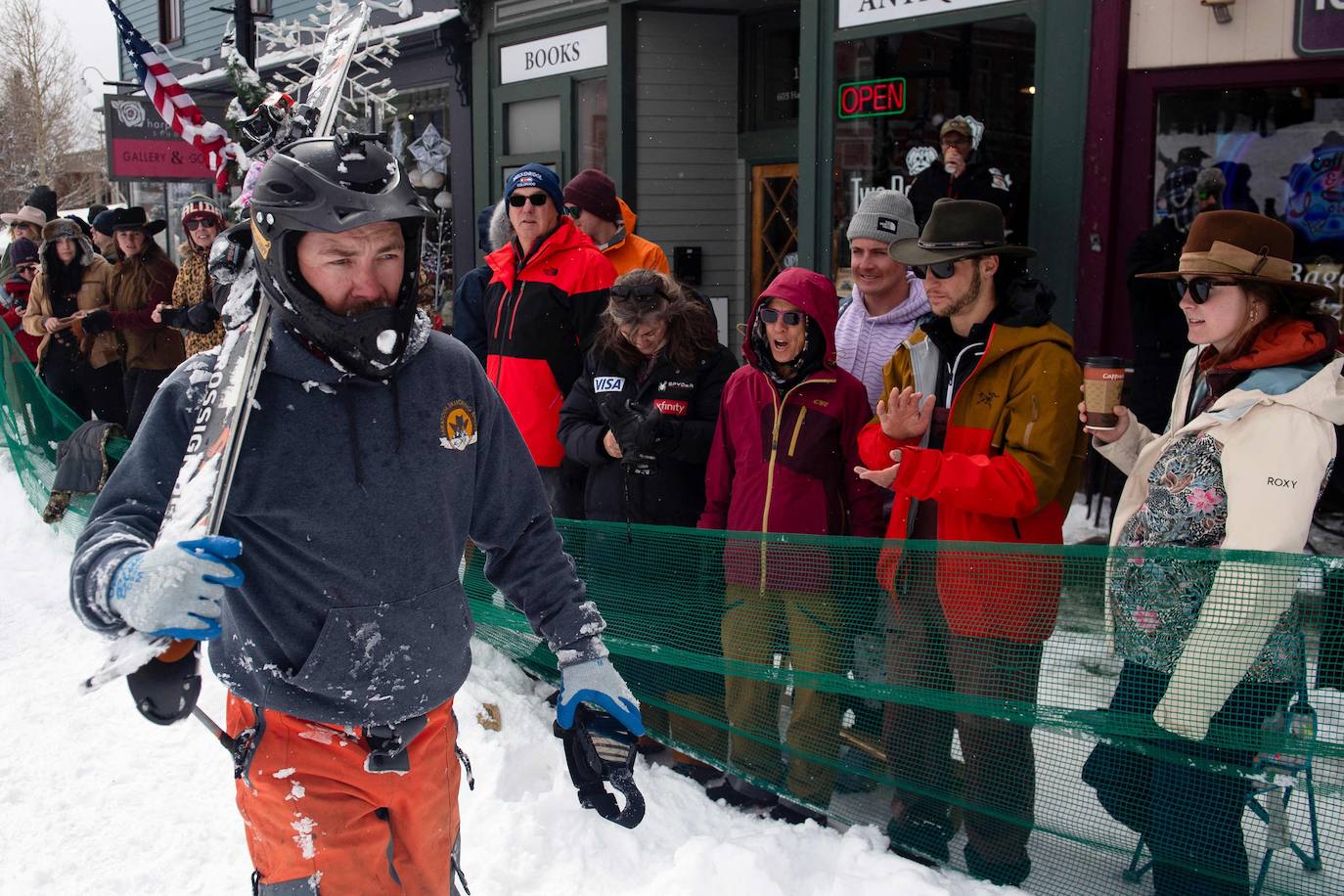 &#039;Skijoring&#039;, el esquí ecuestre toma las calles de Leadville