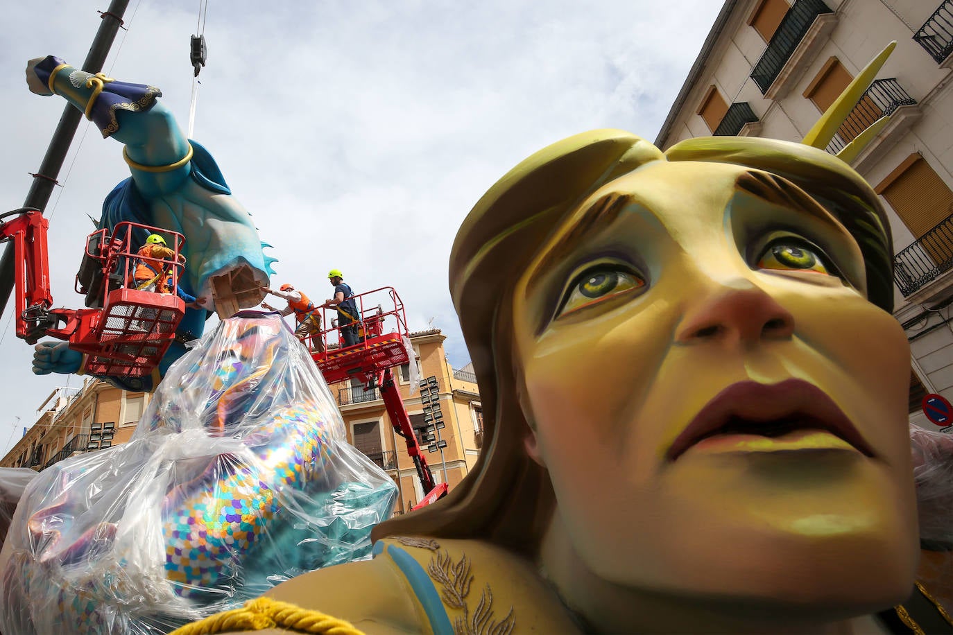 Comienza la plantà de las Fallas 2024