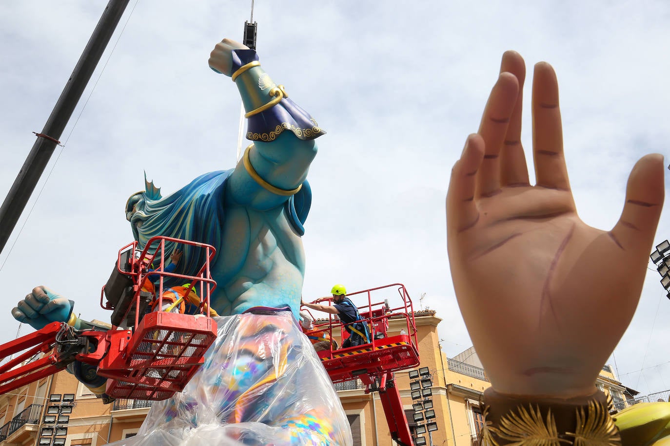 Comienza la plantà de las Fallas 2024