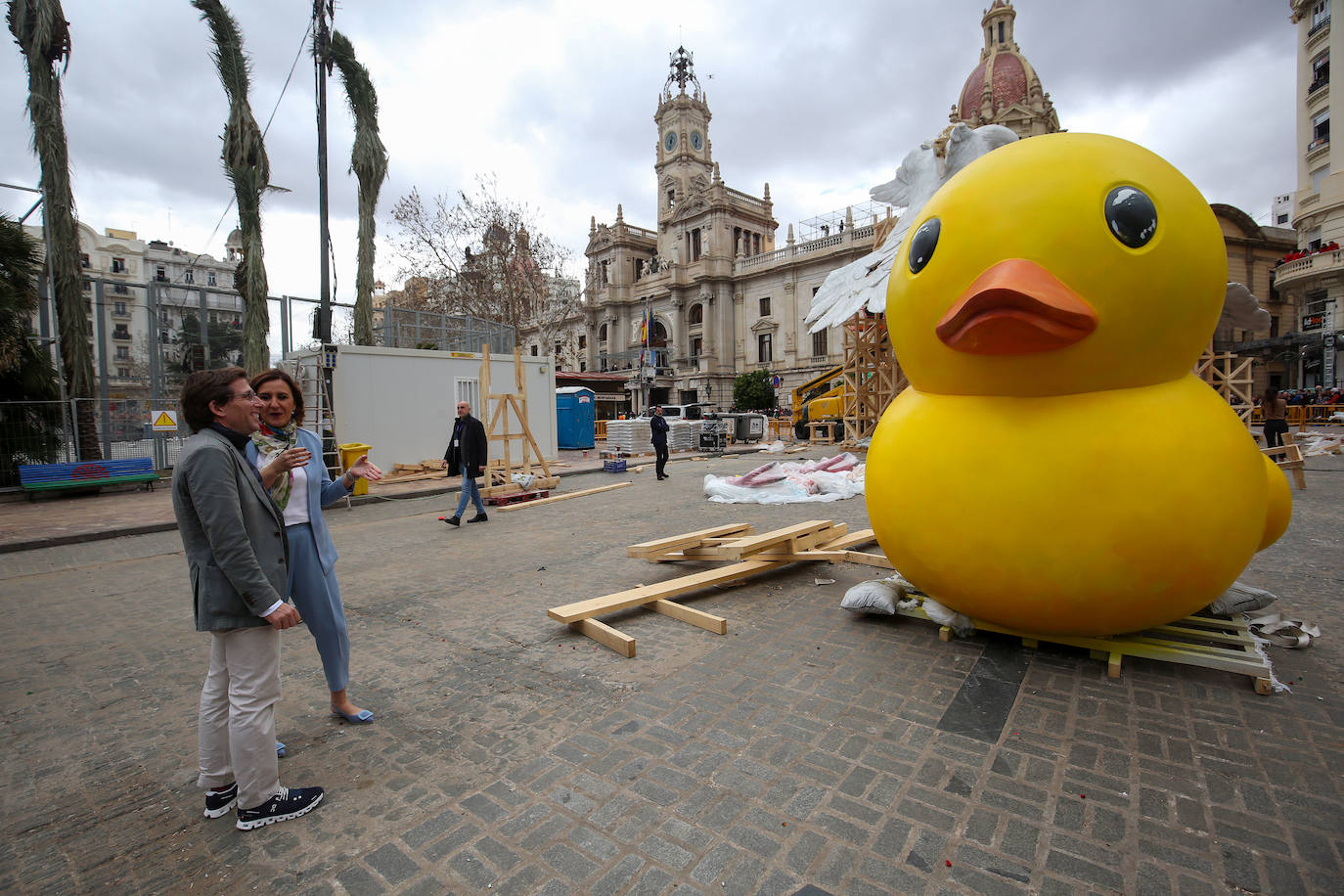 Comienza la plantà de las Fallas 2024