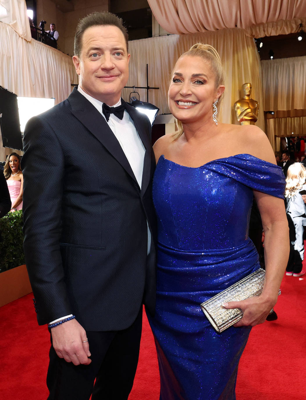 Jeanne Moore y Brendan Fraser