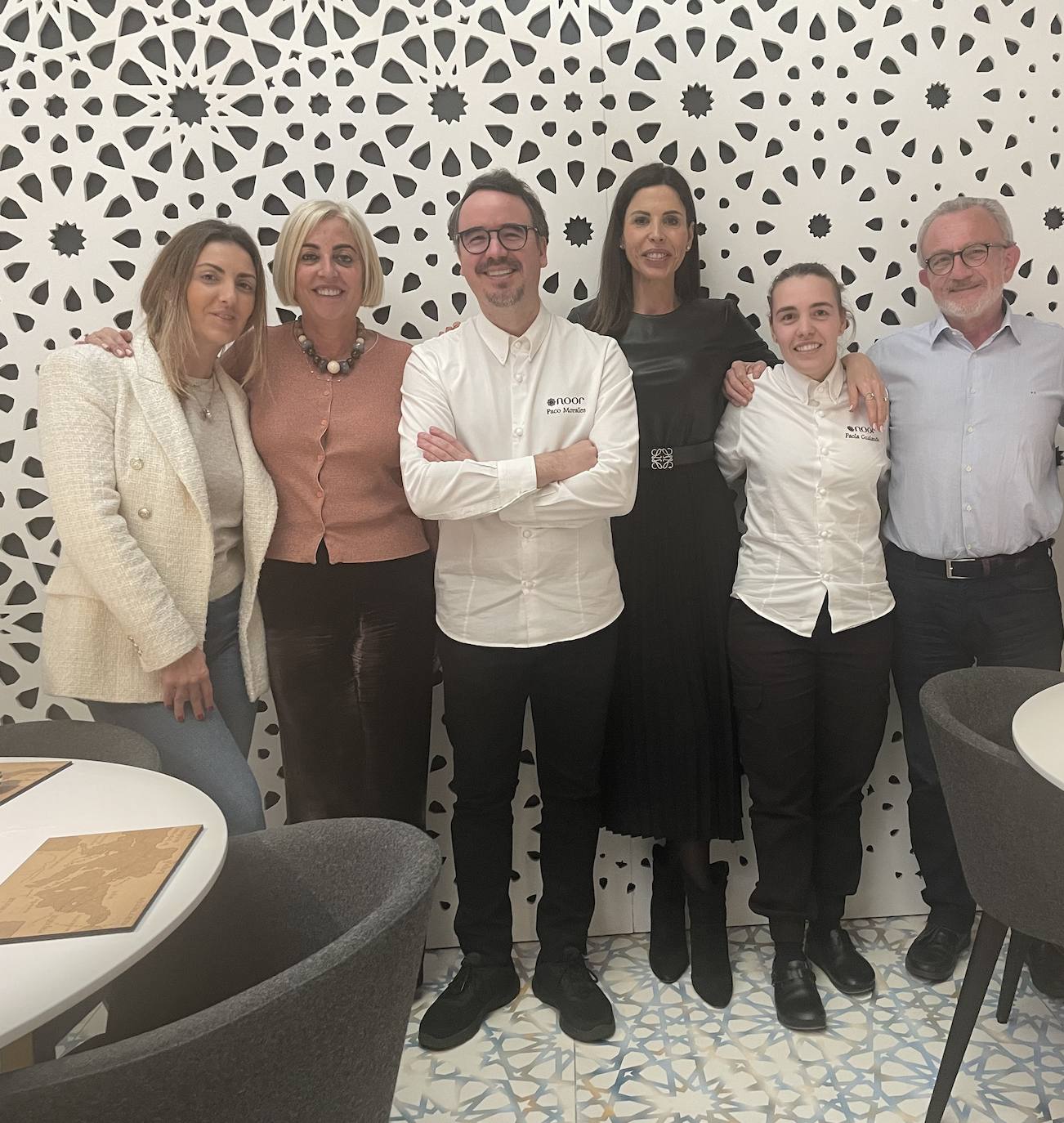 Mar López, Julia Pérez Broseta, Paco Morales, Romina Martínez Colomer, Paola Gualandi y Sergio Terol.