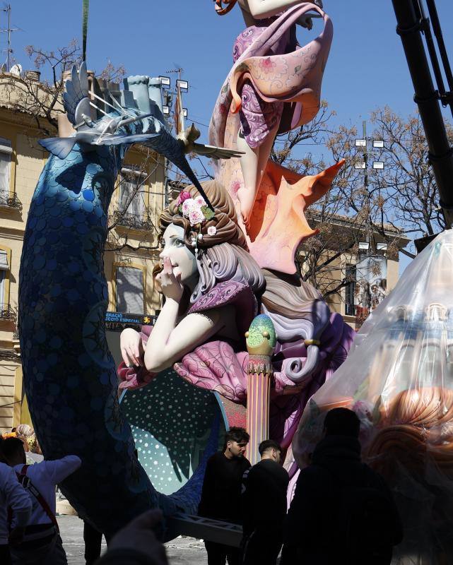 Así se plantan las Fallas de Valencia en 2024