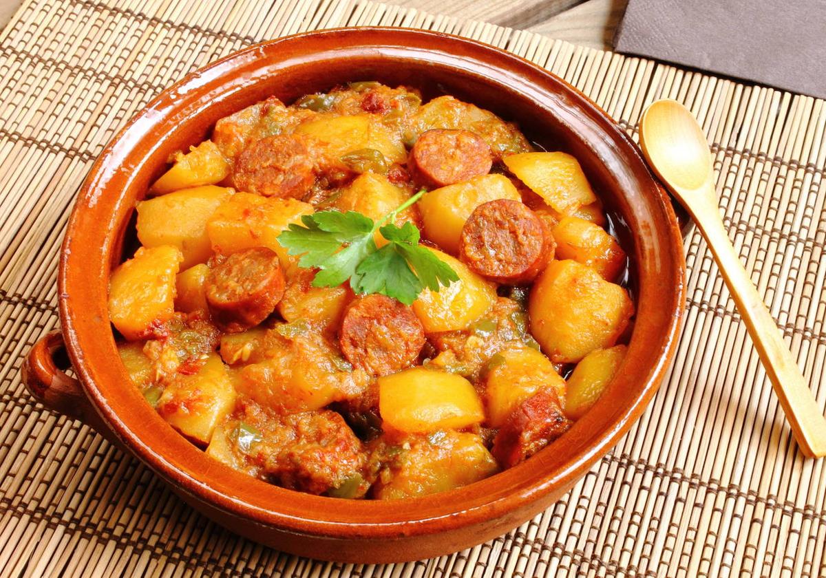 Un plato de comida en una imagen de archivo.