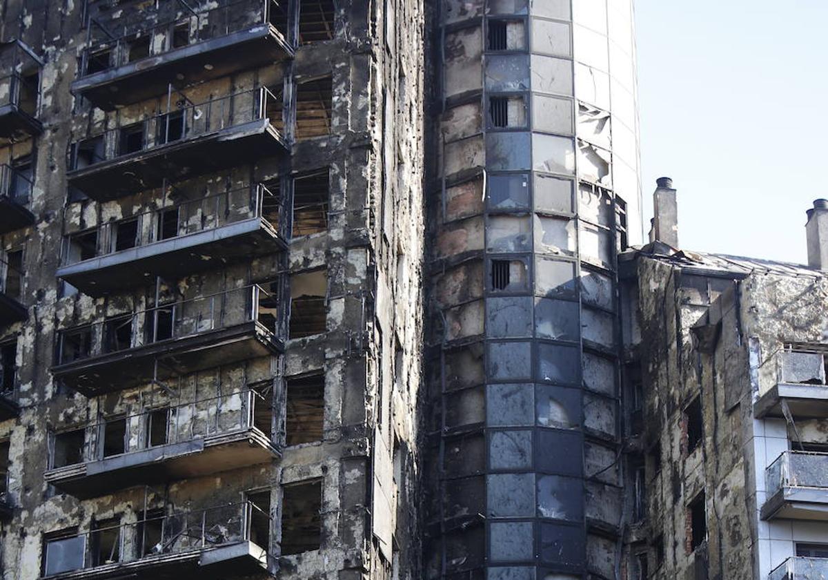 El edificio de Campanar, actualmente.