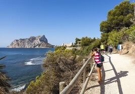 La senda Voramar Calalga de Calp.