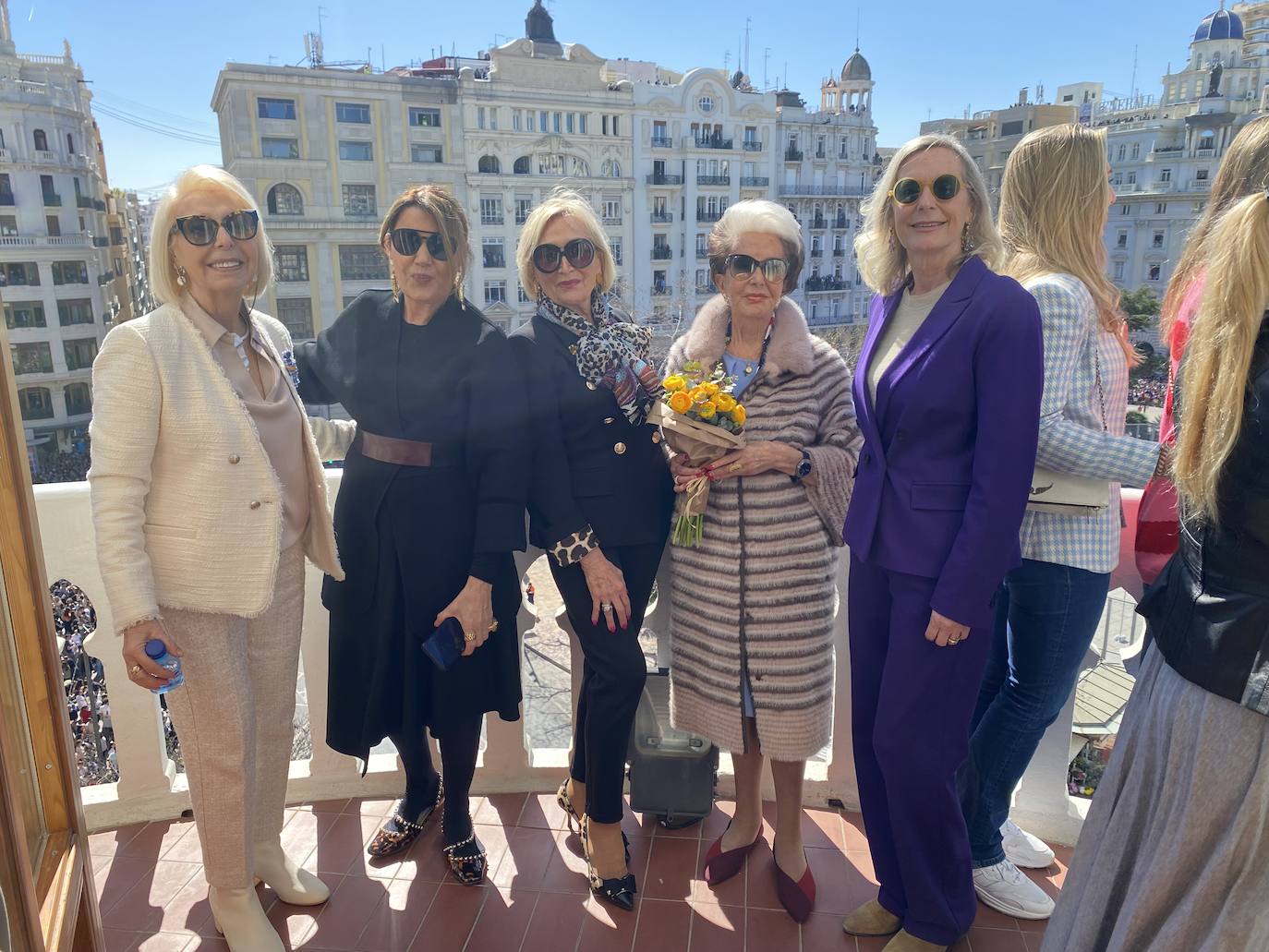 Paqui Sauri, Blanca Fitera, Merche Fillol, Marisa Marín y Paz Olmos.