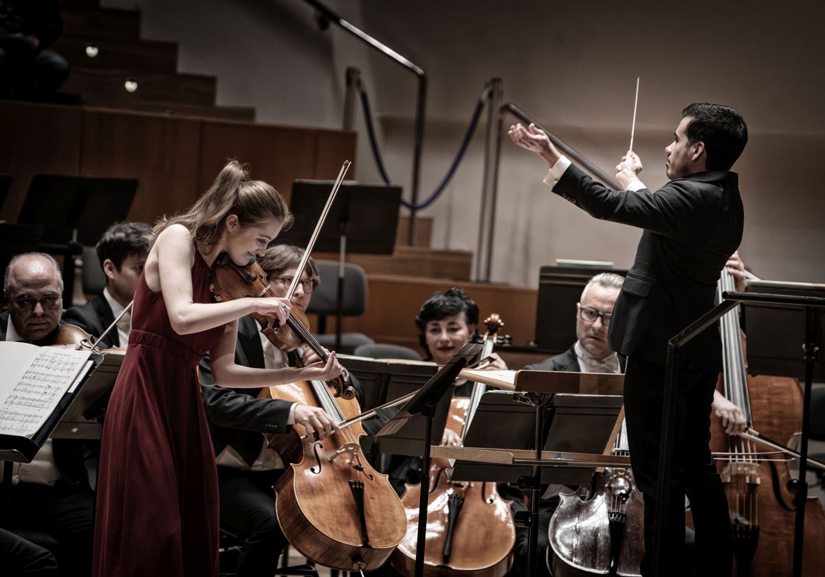 Un momento del concierto en el Palau de la Música.