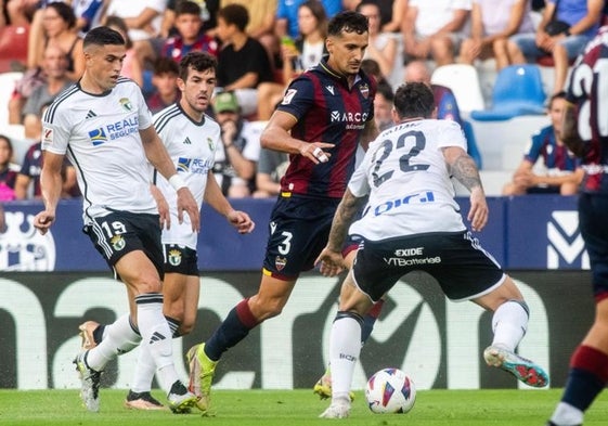 Álex Muñoz, en el partido de la primera vuelta.