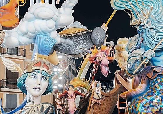 Fotos: así es la falla de Convento Jerusalén-Matemático Marzal en 2024