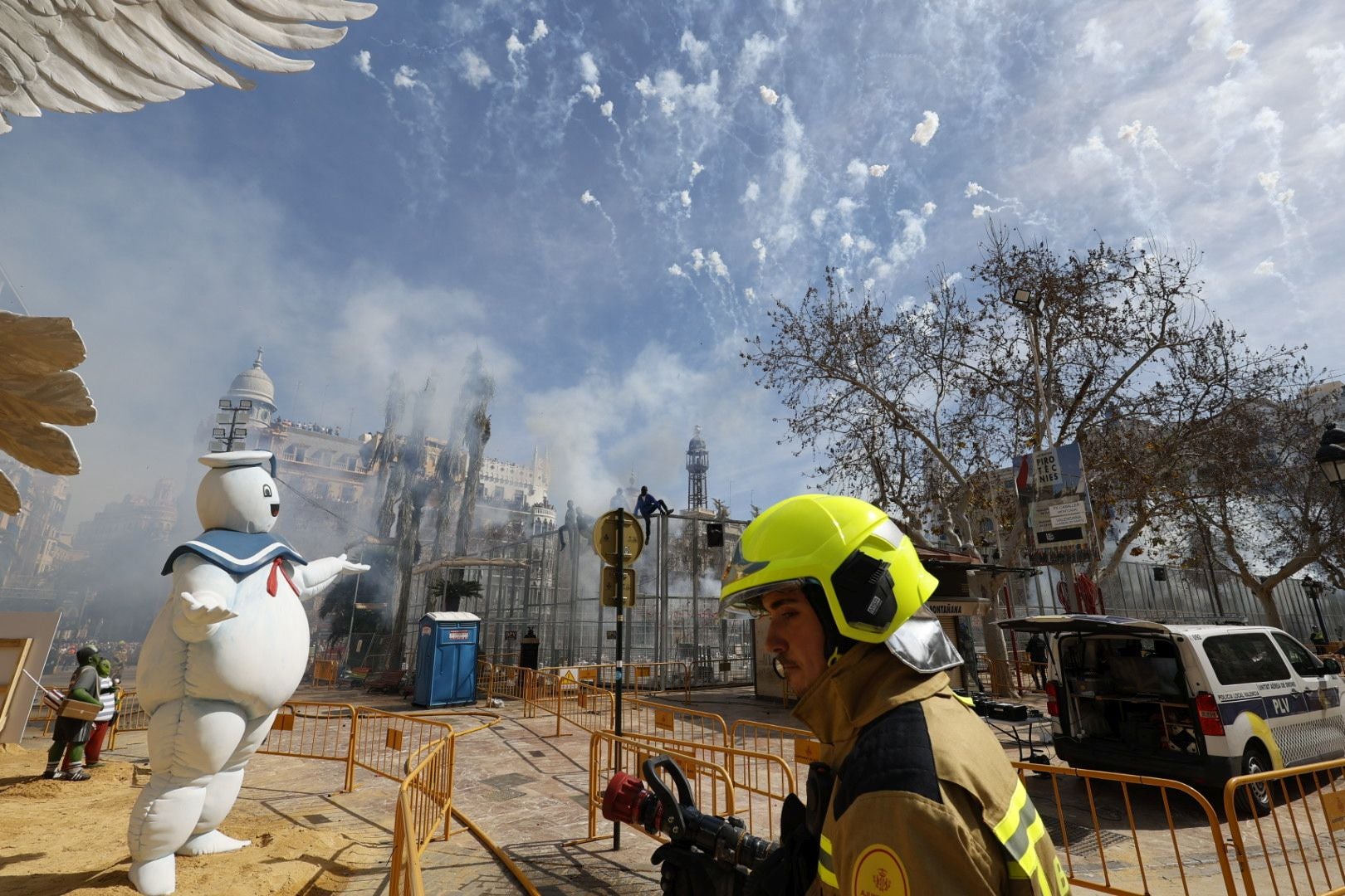 Fotos de la mascletà del 17 de marzo: Pirotecnia Caballer FX