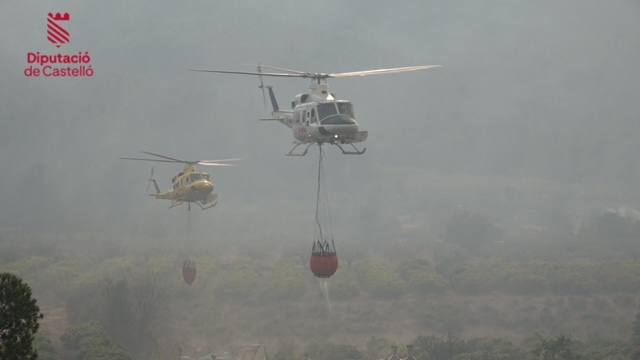 Imágenes del incendio en Fanzara