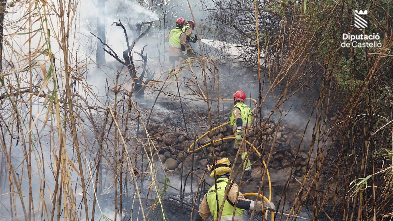 Imágenes del incendio en Fanzara