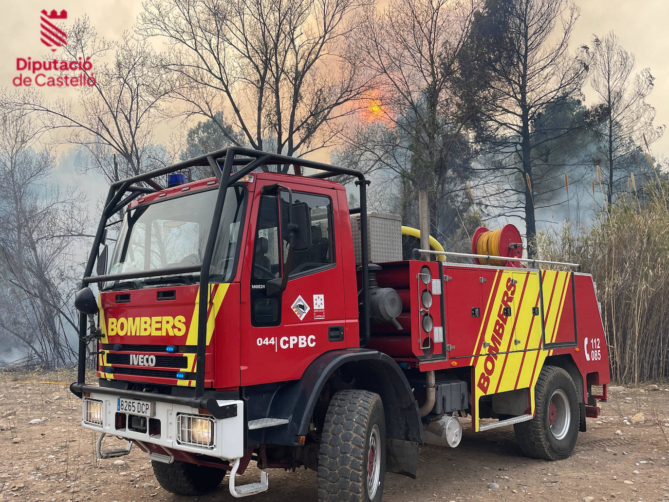 Imágenes del incendio en Fanzara