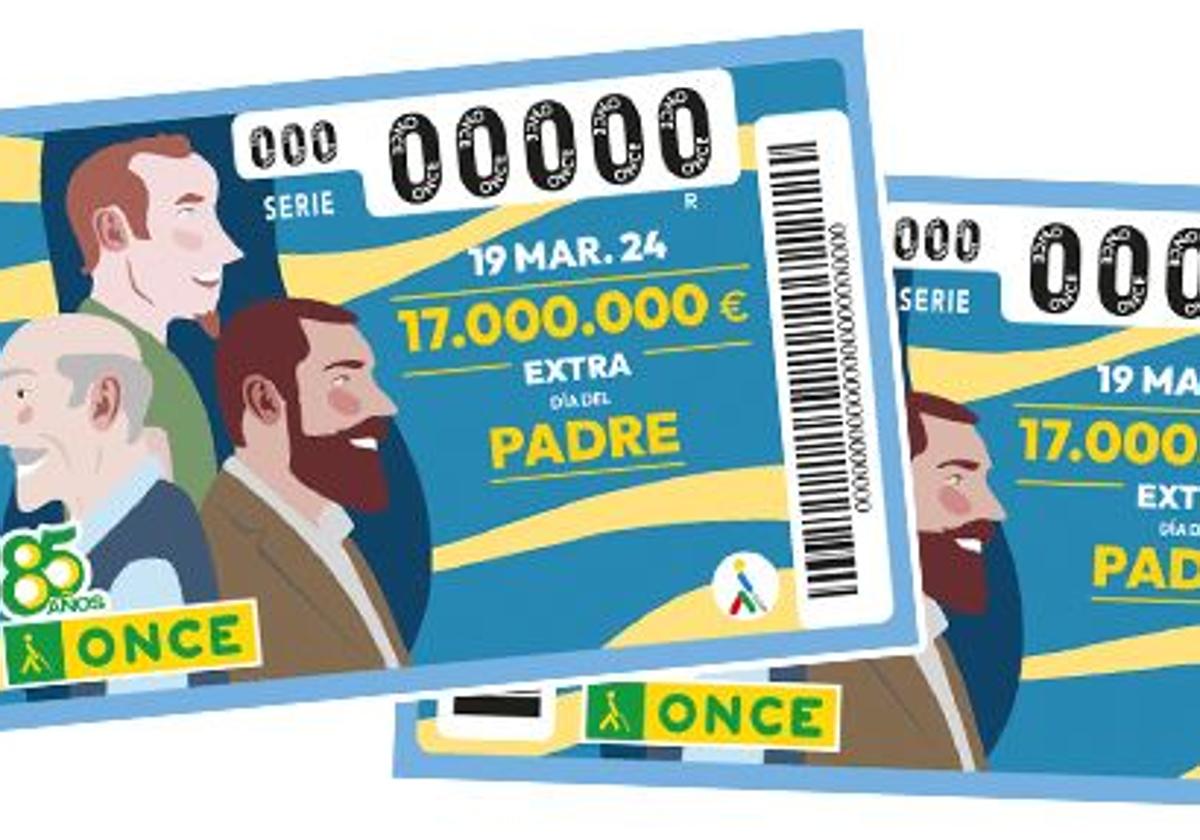 Cupón de la ONCE: Sorteo Extraordinario del Día del Padre, horario y cómo verlo en directo