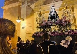 Imagen de la Virgen de los Dolores del Cabanyal.