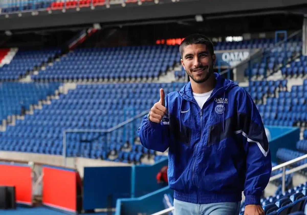 Carlos Soler, con el PSG.