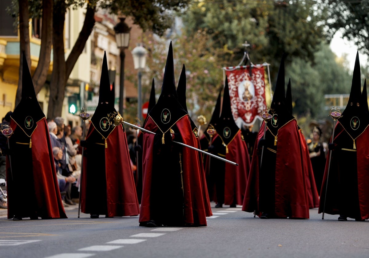 Procesión del Santo Entierro del año pasado en el Cabañal.