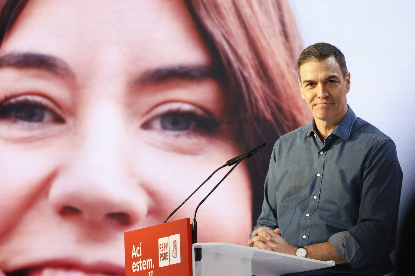 Pedro Sánchez cierra el congreso del PSPV junto a Diana Morant