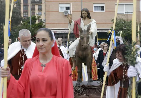 Procesión del Domingo de Ramos.