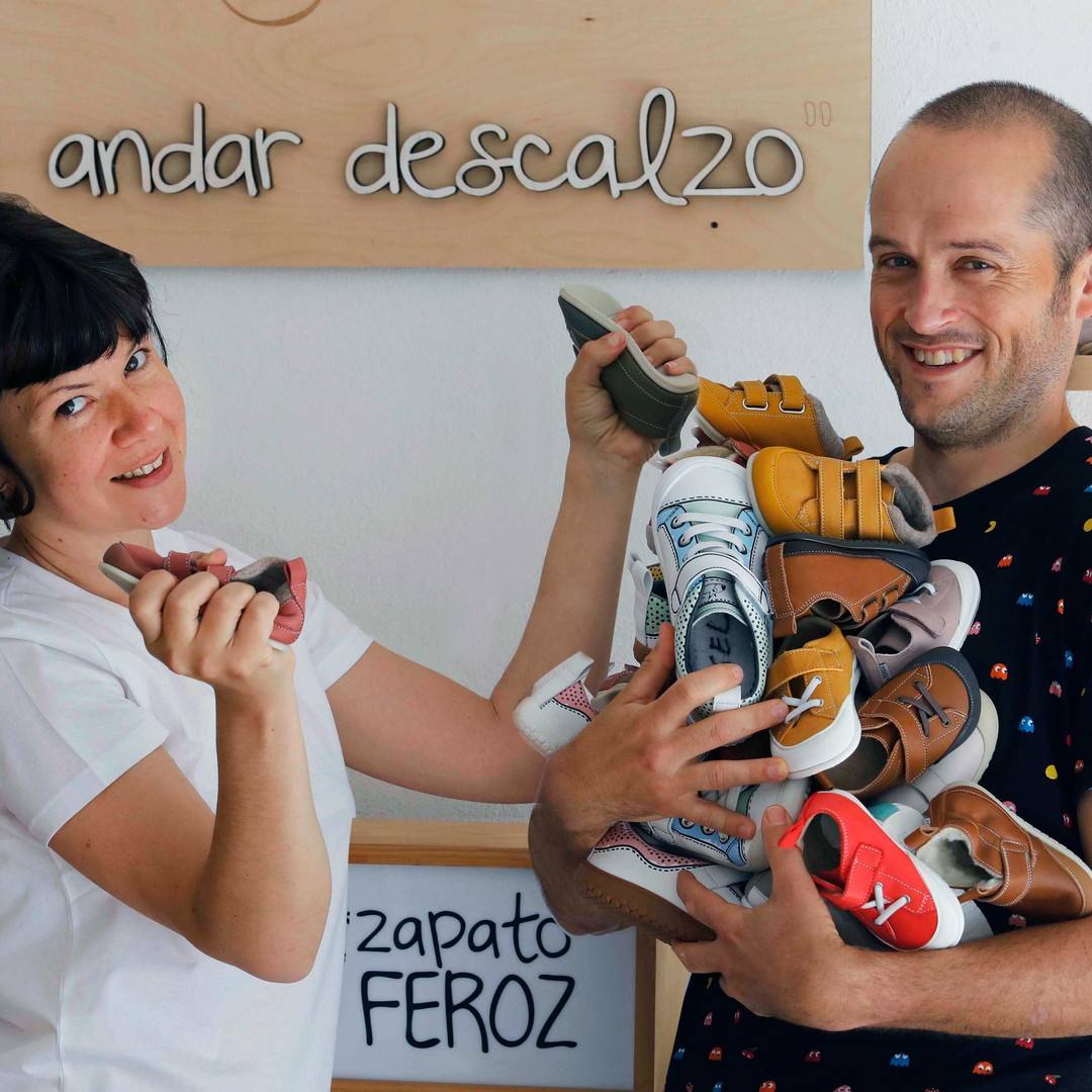 Laura García y Héctor Nebot, fundadores de Zapato Feroz.