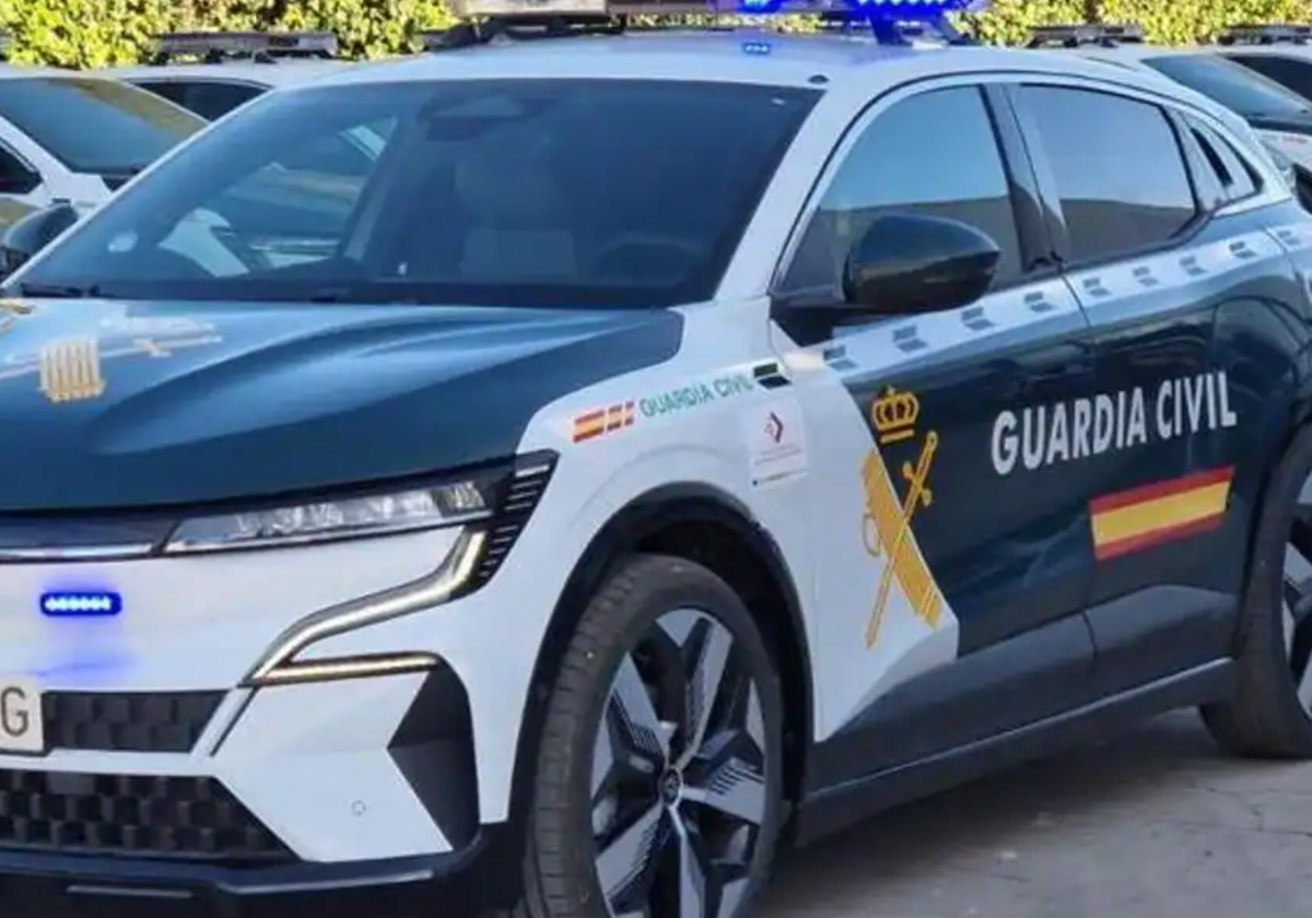 Vehículo de la Guardia Civil.