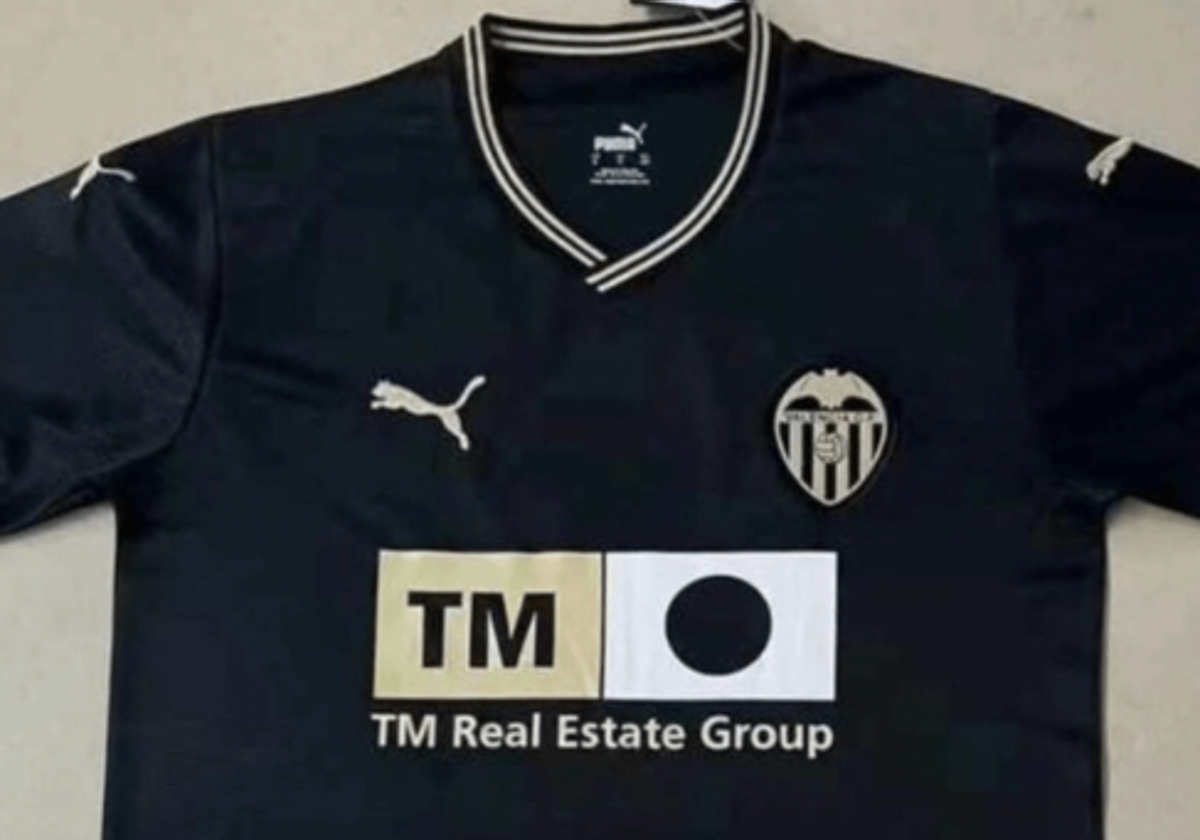 Filtrada la segunda equipación del Valencia para la temporada 2024/2025