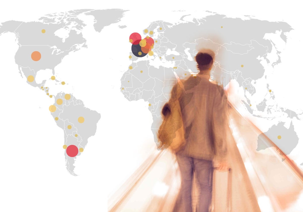 Valencianos por el mundo: qué país es el favorito para emigrar