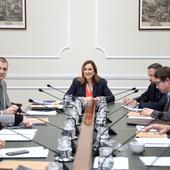 María José Catalá preside una junta de gobierno municipal.