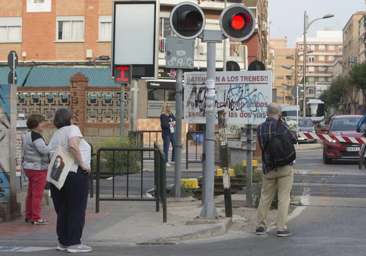 Paso a nivel de Alfafar.