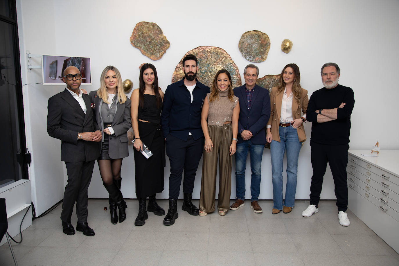 Isaac Estévez, Soraya Pla, Gemalpu, David Castillo, Tatiana Roig, Ximo Rovira, Ana Valdés y Miguel Castillo.