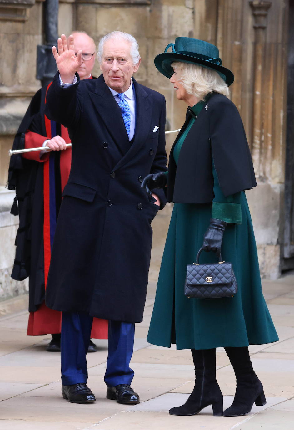 El rey Carlos III reaparece en la misa de Pascua ante la ausencia de Kate Middleton