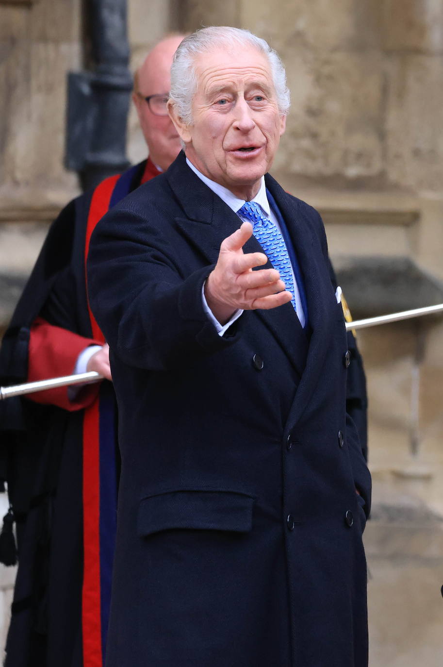 El rey Carlos III reaparece en la misa de Pascua ante la ausencia de Kate Middleton