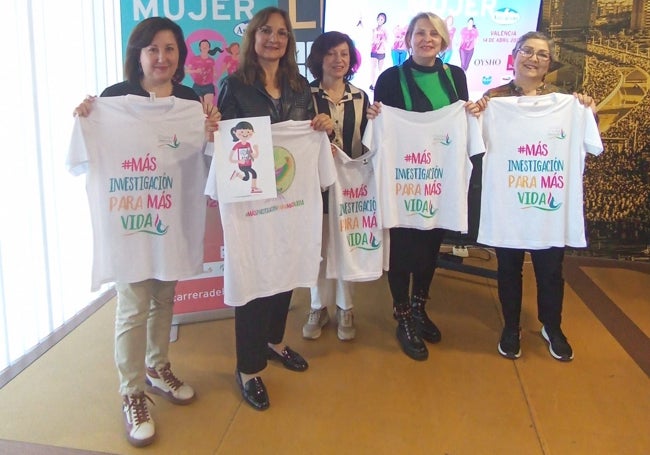 Mujeres de la Asociación de Cáncer de Mama Metastásico (ACMM), también presentes.