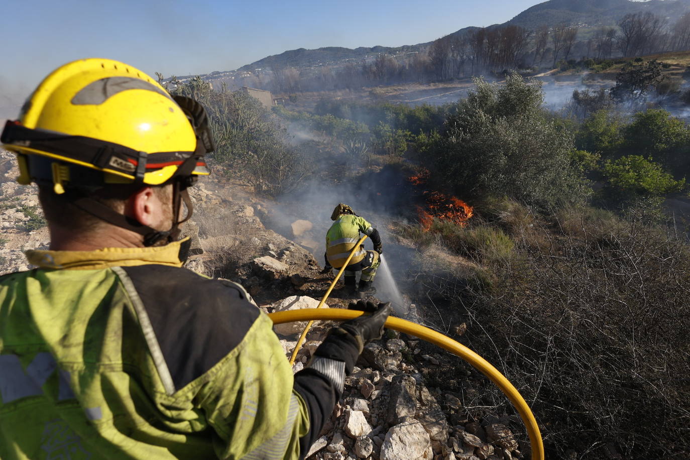 Declarado un incendio forestal en el Parque Natural del Túria