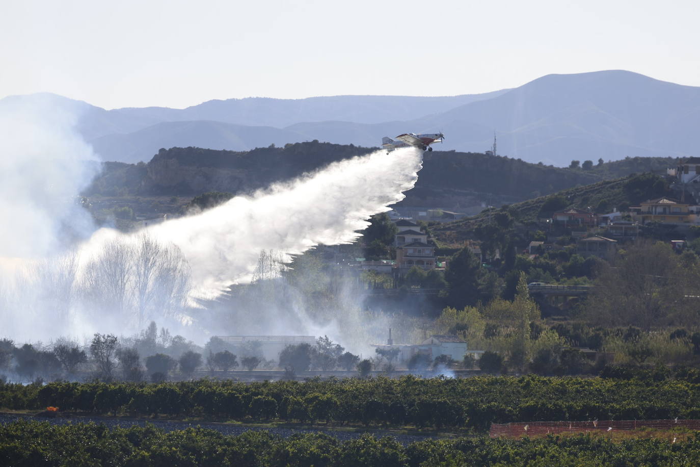 Declarado un incendio forestal en el Parque Natural del Túria