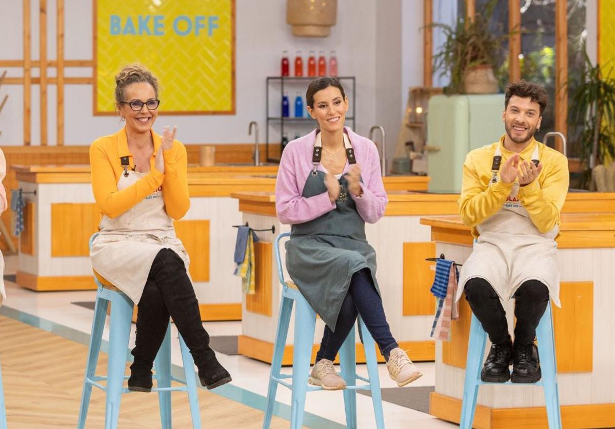 Rocío Jurado, Ana Boyer y Blas Cantó, finalistas de 'Bake Off: Famosos al Horno'.