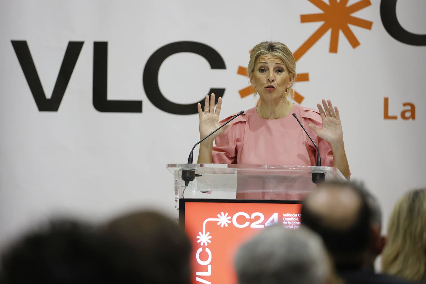 Yolanda Díaz inaugura Valencia como capital española de la Economía Social 2024