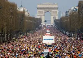Maratón de París.