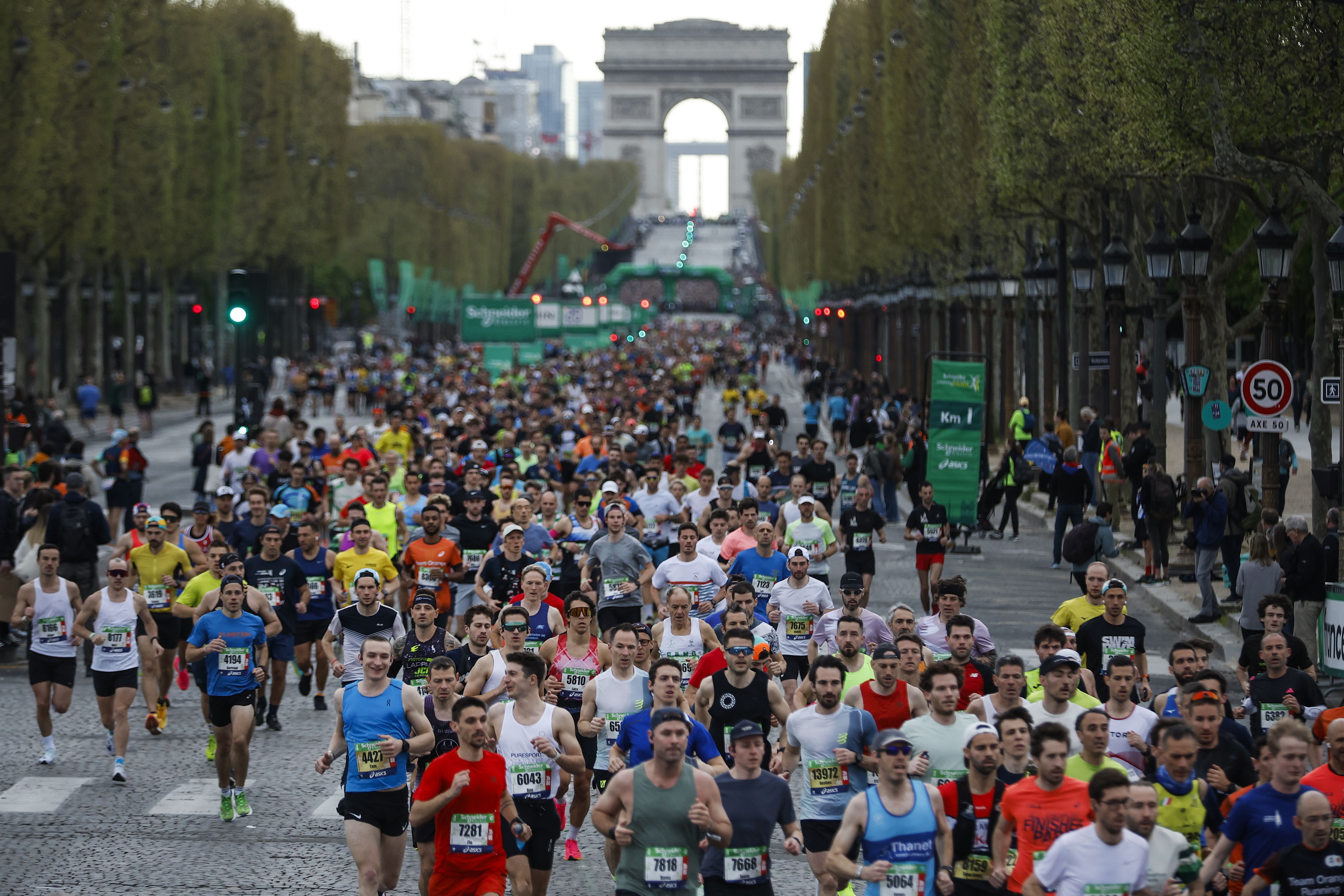 Las mejores imágenes del Maratón de París 2024