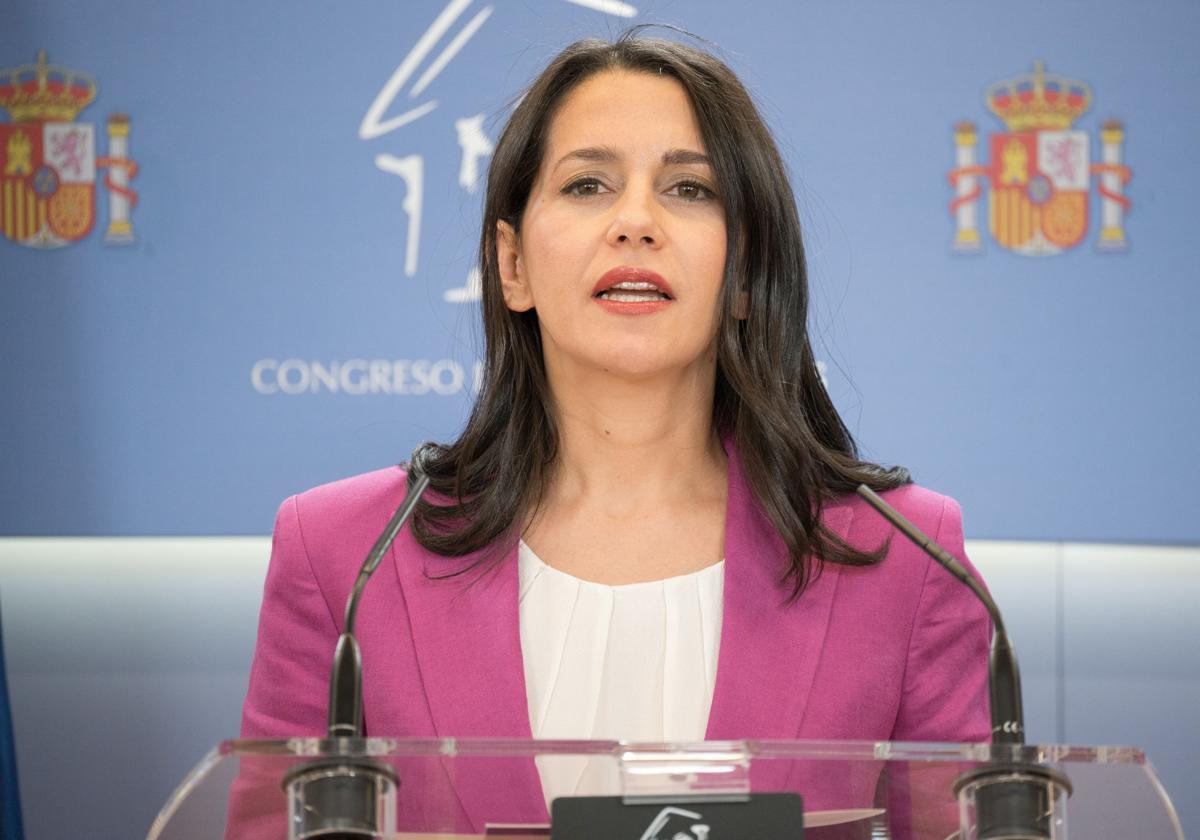 Inés Arrimadas durante su etapa política.