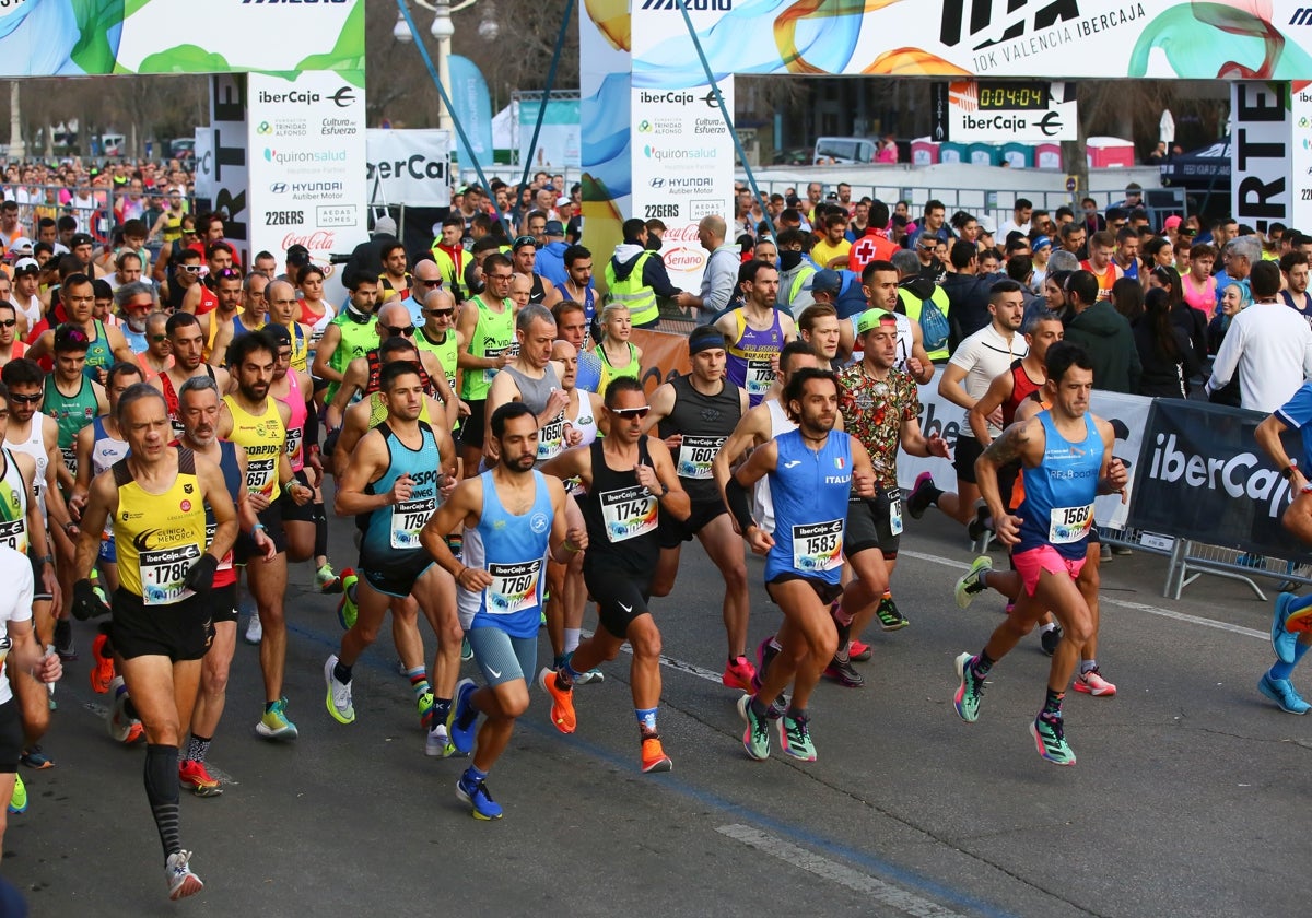 Participantes en una edición anterior de la 10K.