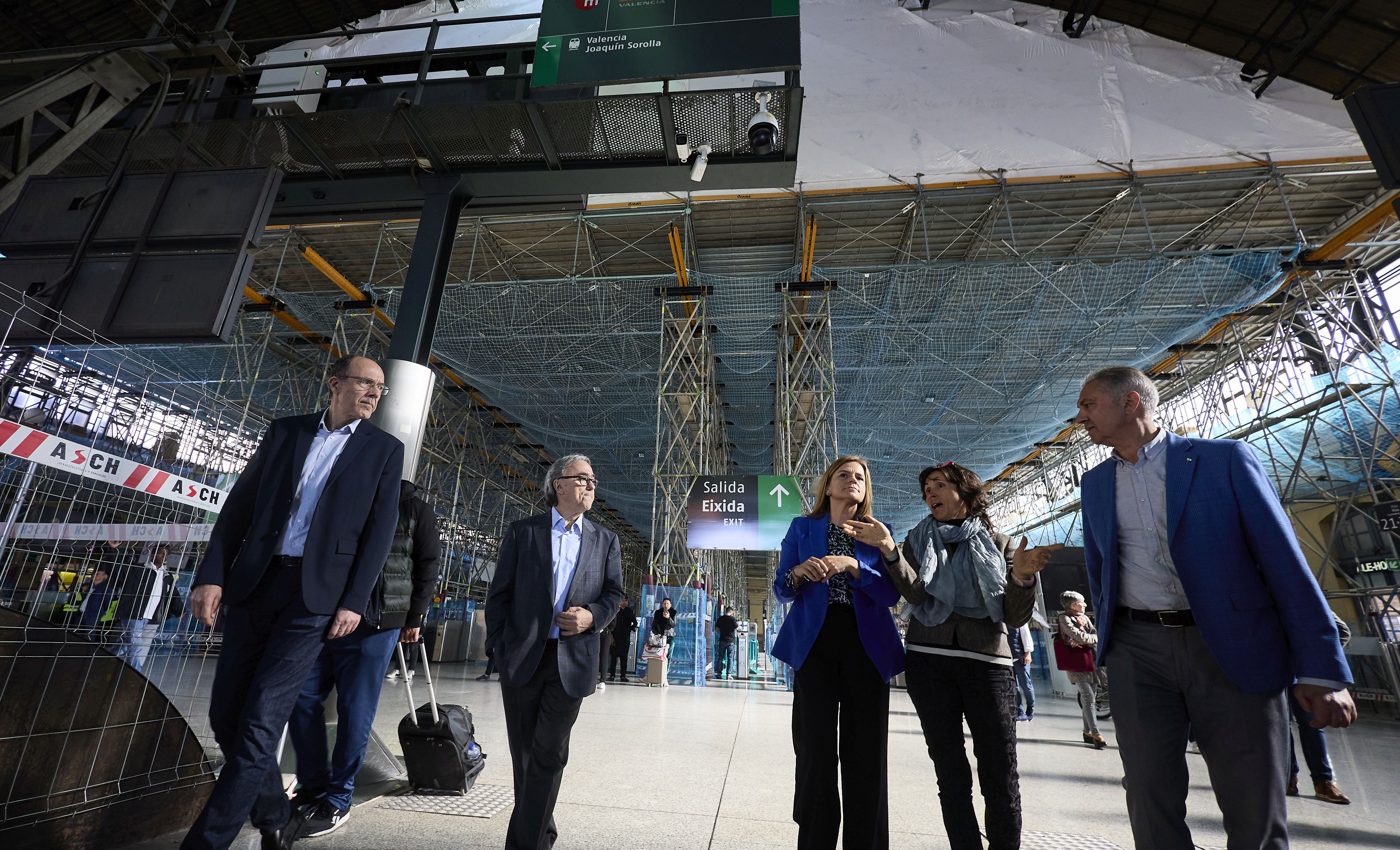 Así avanzan las obras de la estación del Norte de Valencia