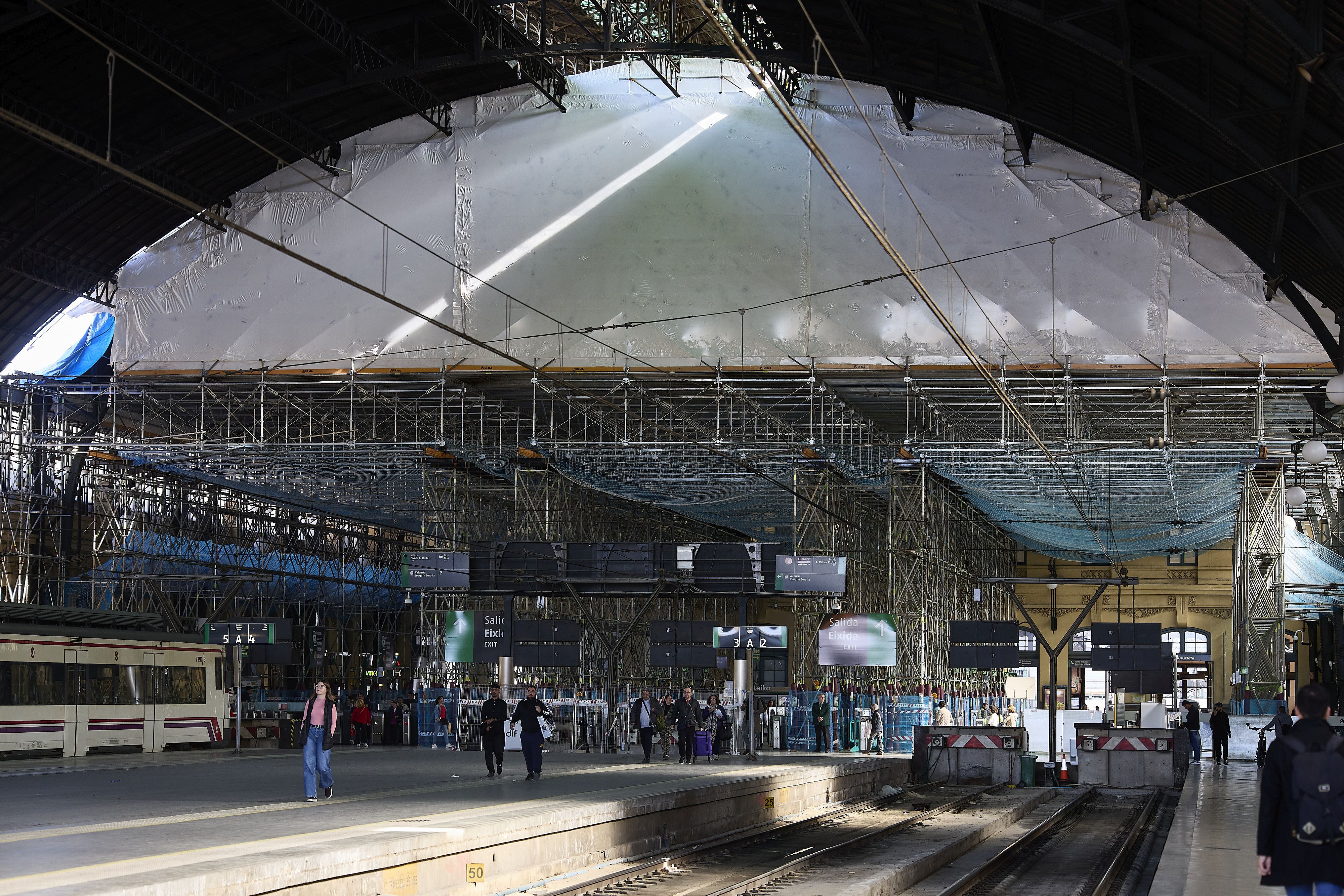 Así avanzan las obras de la estación del Norte de Valencia