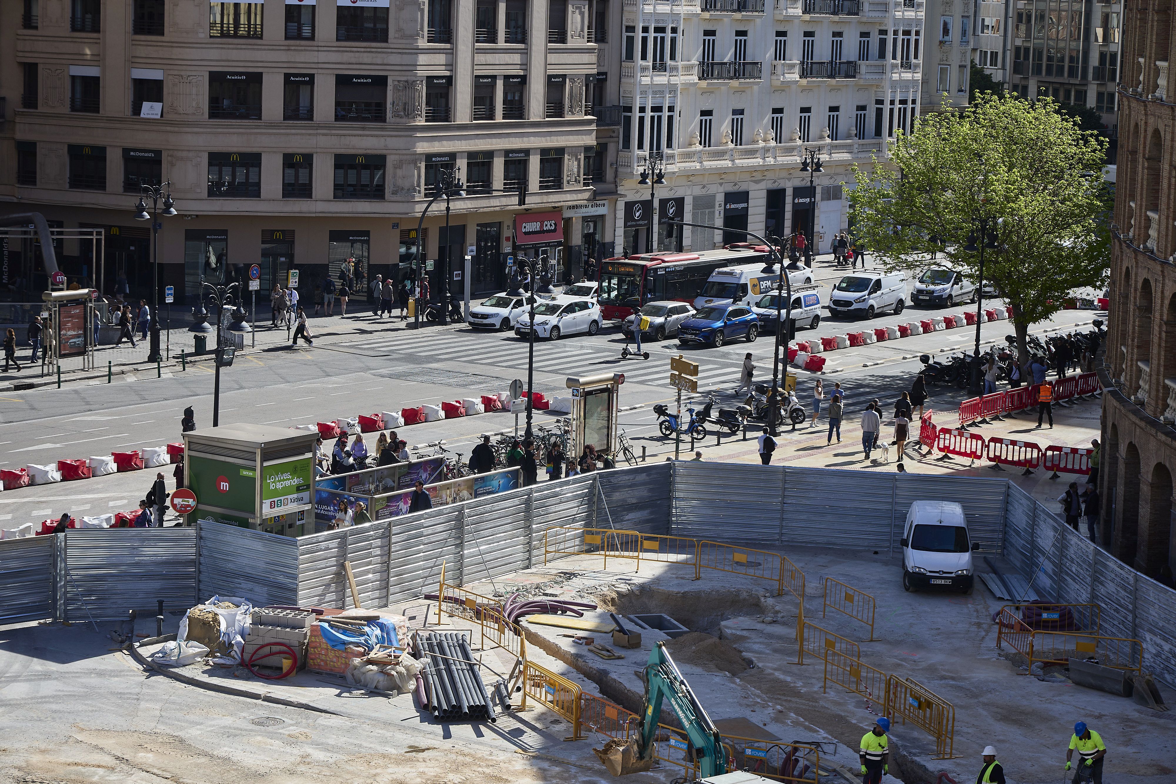 Así avanzan las obras de la estación del Norte de Valencia