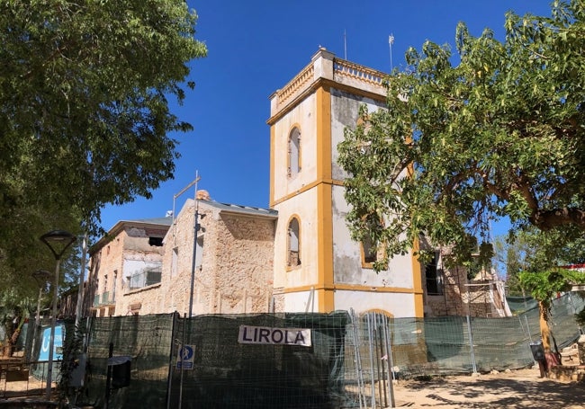 Las obras en la casa de Torrecremada.