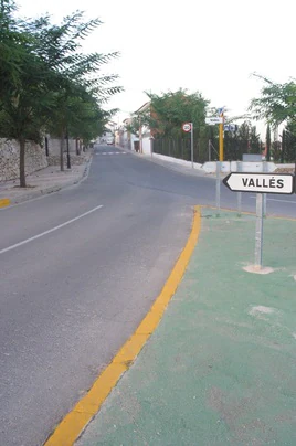 Entrada al municipio de Vallés.