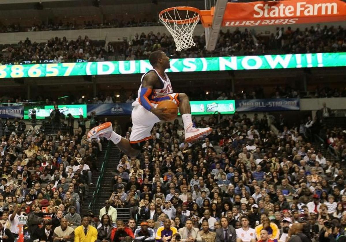 Nate Robinson, en uno de sus mates.