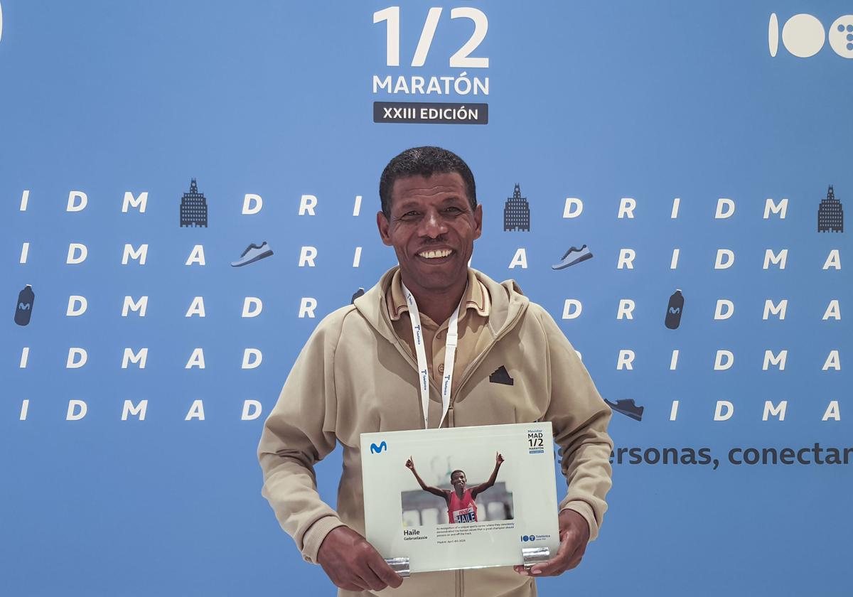 El etíope Haile Gebrselassie.